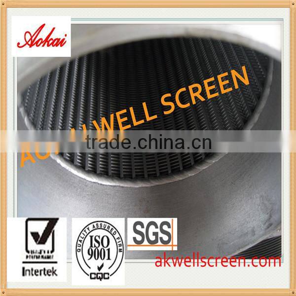 AISI 304 v wire johnson type water well screen