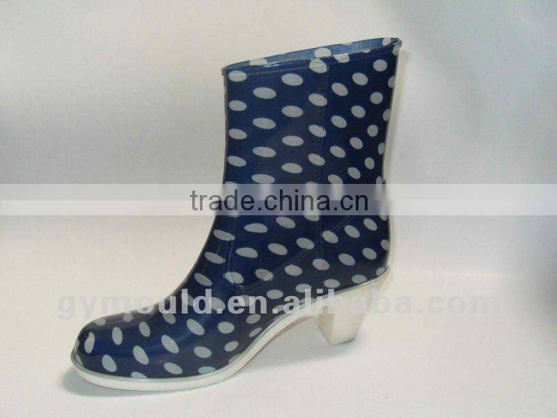 Fashion High heel Rain Boots for women