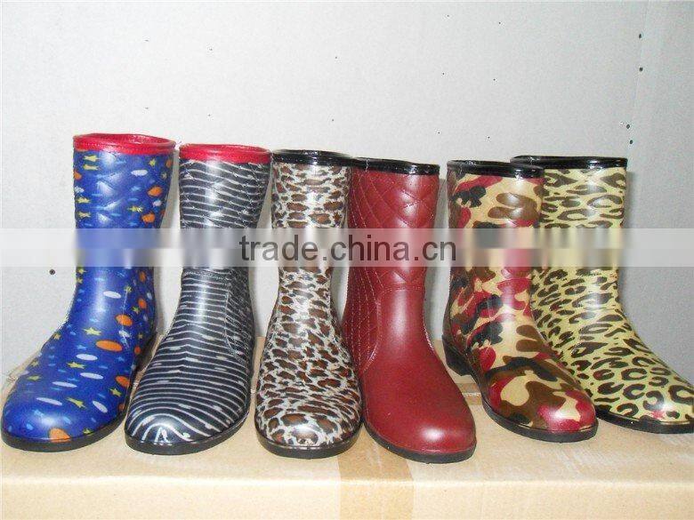 Fashion lady rain boots