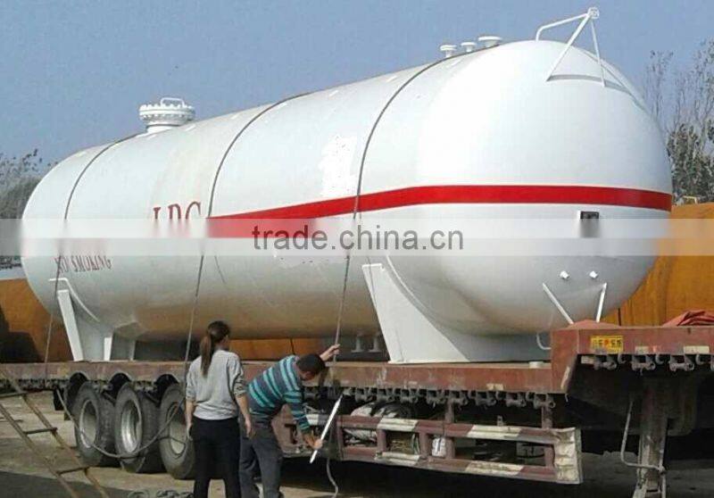 LPG gas filling machine with storage tank