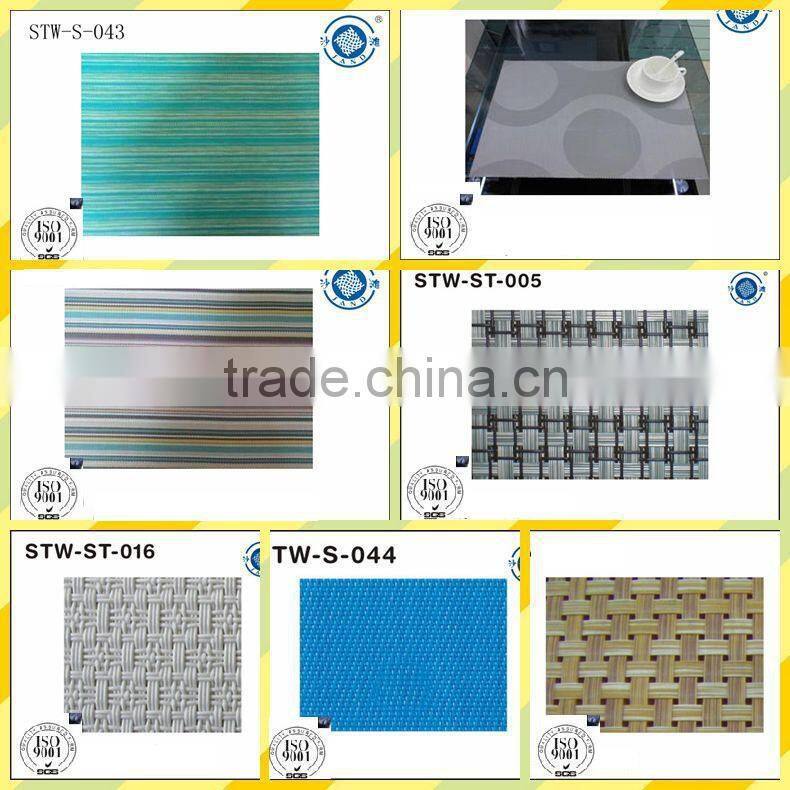 2016 hot sale pvc placemat
