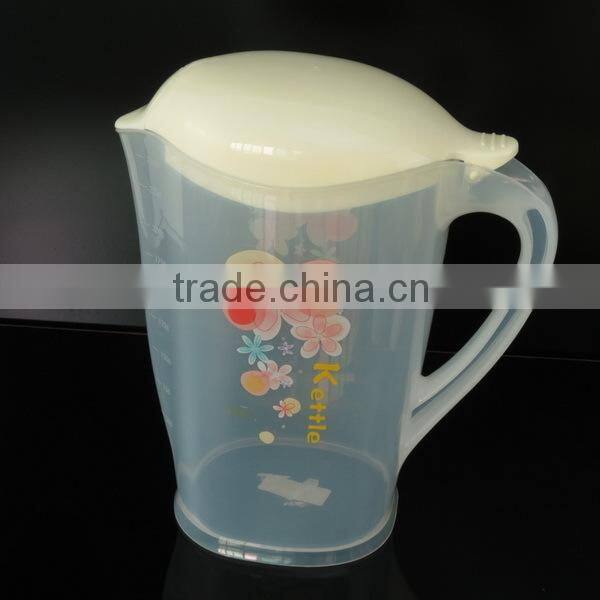 2 L plastic water pitcher with cups,Plastic jug and tea kettle