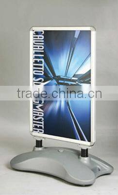 Outdoor advertising a shape water base signboard
