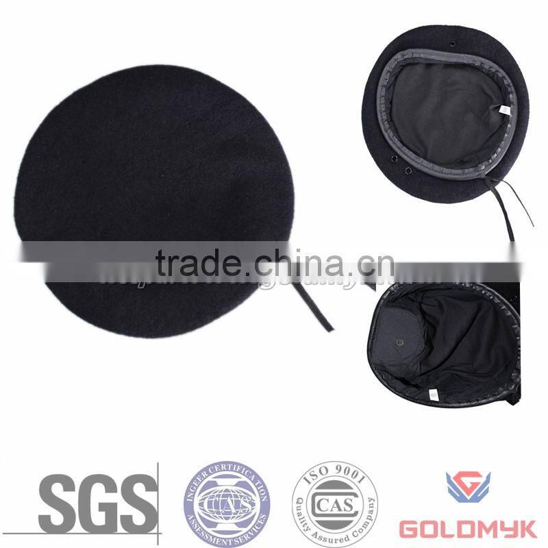 100% wool army beret hat
