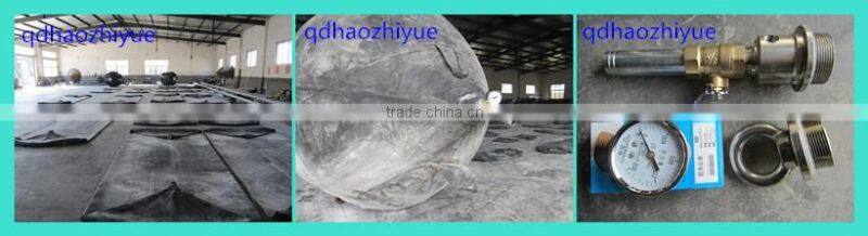 Boat launching rubber air bag / lift rubber airbag for sell