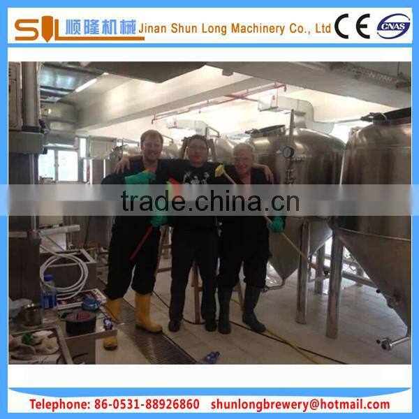 Aesthetic design mini beer brewery equipment