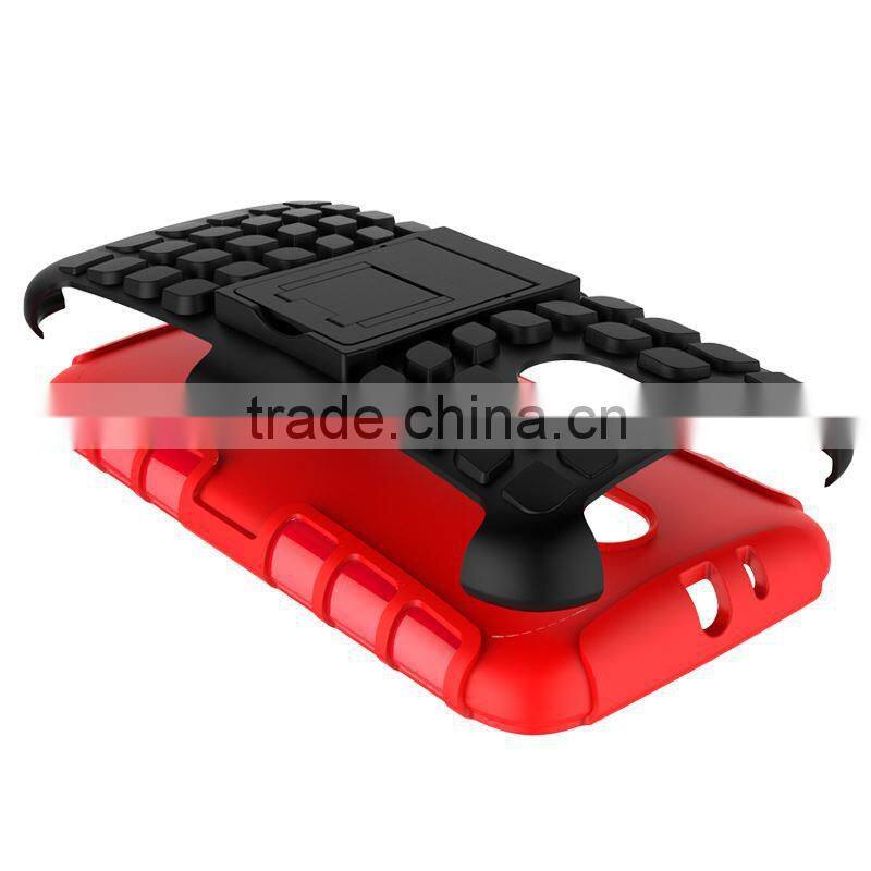 2015 Original 2 In 1 Pattern Silicone and PC Rugged Hybrid heavy duty case for motorola moto g3 made in china