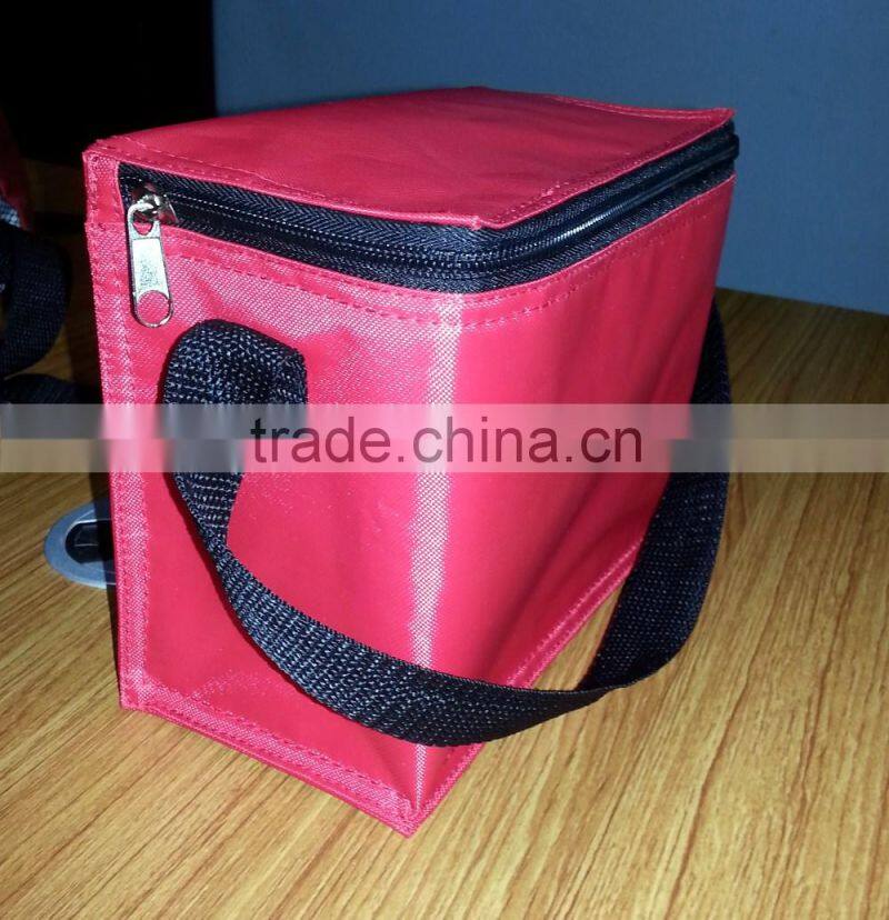 Outdoor fitness nonwoven insulated lunch bag cooler bag ,promotio cooler bag