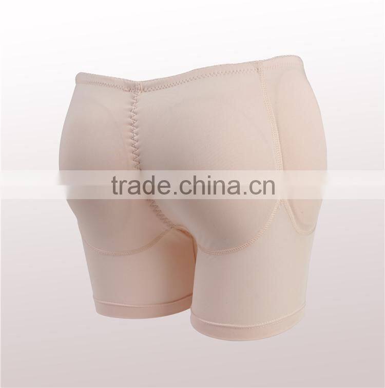 New style wholesale Hip Shaper Buttock lifting underwear silicone buttocks padded panties with cotton pad beige black