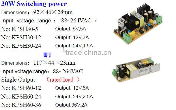 15W PCB power supply 350mA output Switching power supply