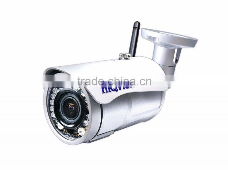 HIQ-6411 H.265 Wireless 4-Megapixel Outdoor Weather Proof Bullet IP Camera
