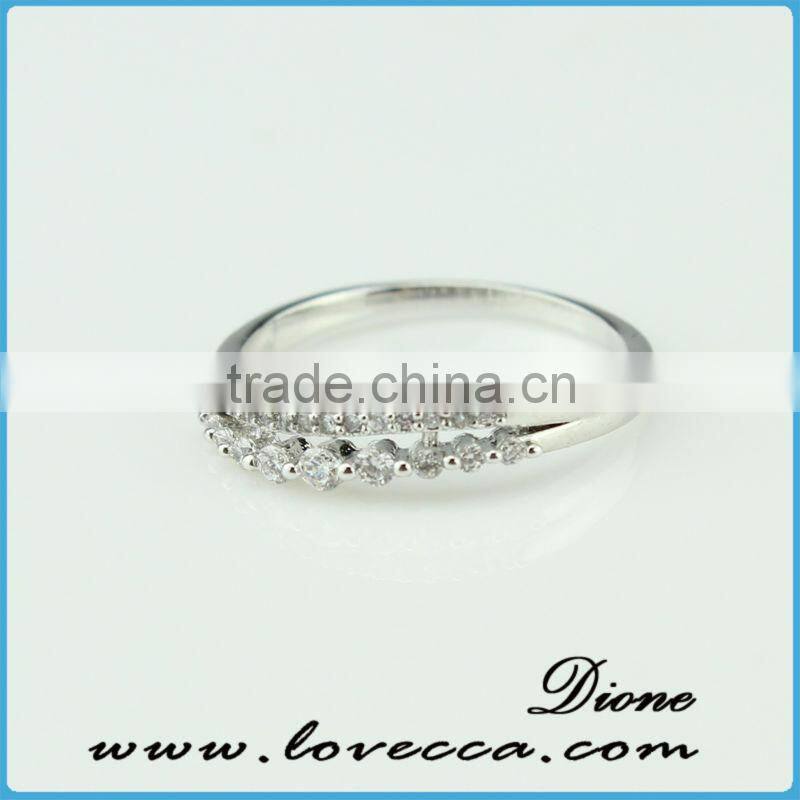 Micro pave setting ring cubic zircon cute star shape jewelry ring wholesale