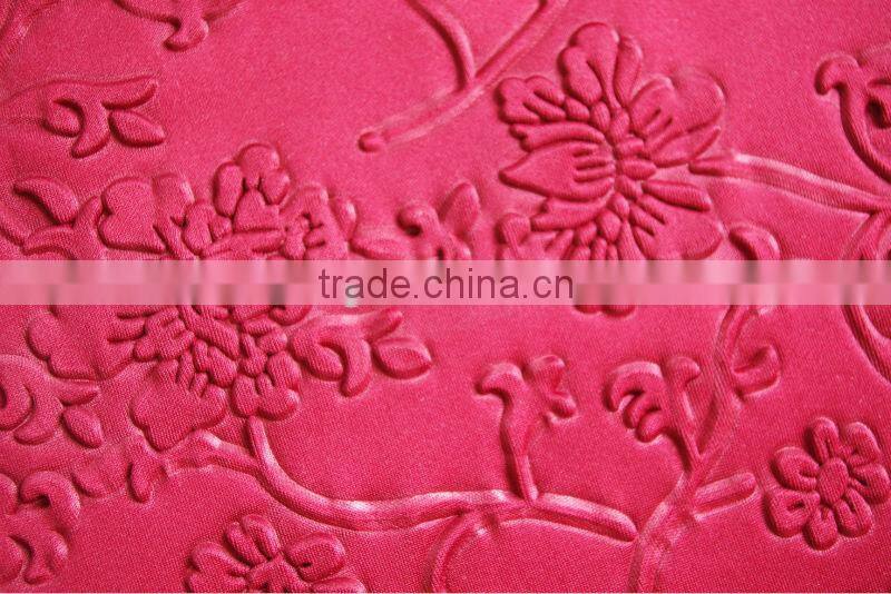 polyester ottoman embossed fabric for garment