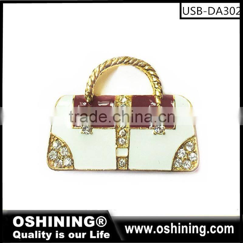 2016 Best selling Jewelry Metal USB flash Drive usb pen drive 8gb(USB-DA306)