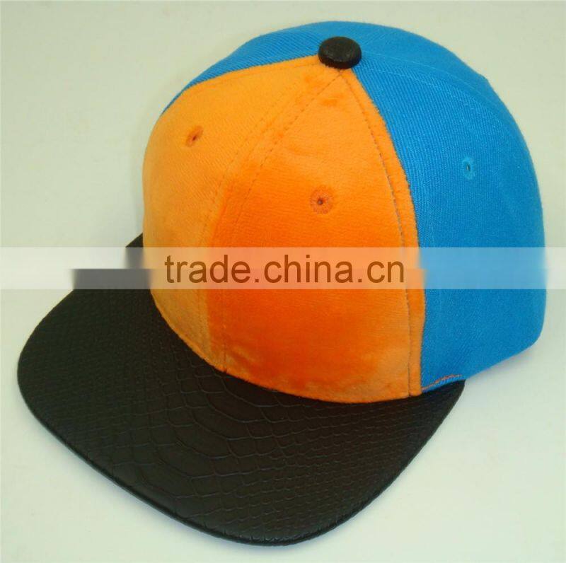 Excellent quality promotional children advertising snapback caps hats