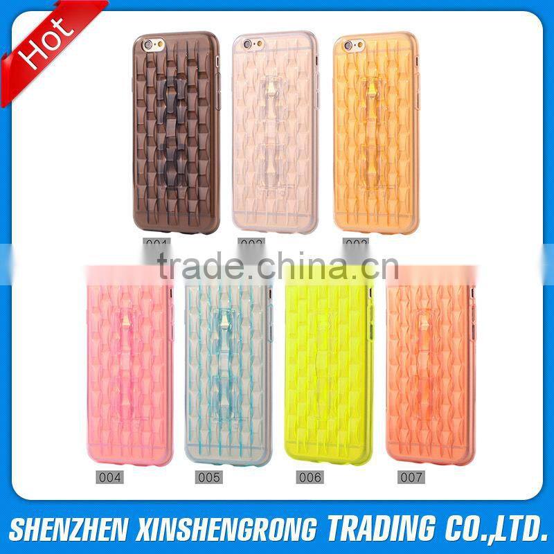 With Ring design TPU cases for iPhone 6,mobile phone cover case for iPhone 6 smartphone case factory sell