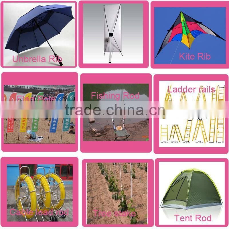 High strength pultruded FRP glass fiber tubes/pipes