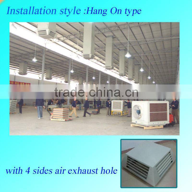 Evaporative air condition for industry workshop