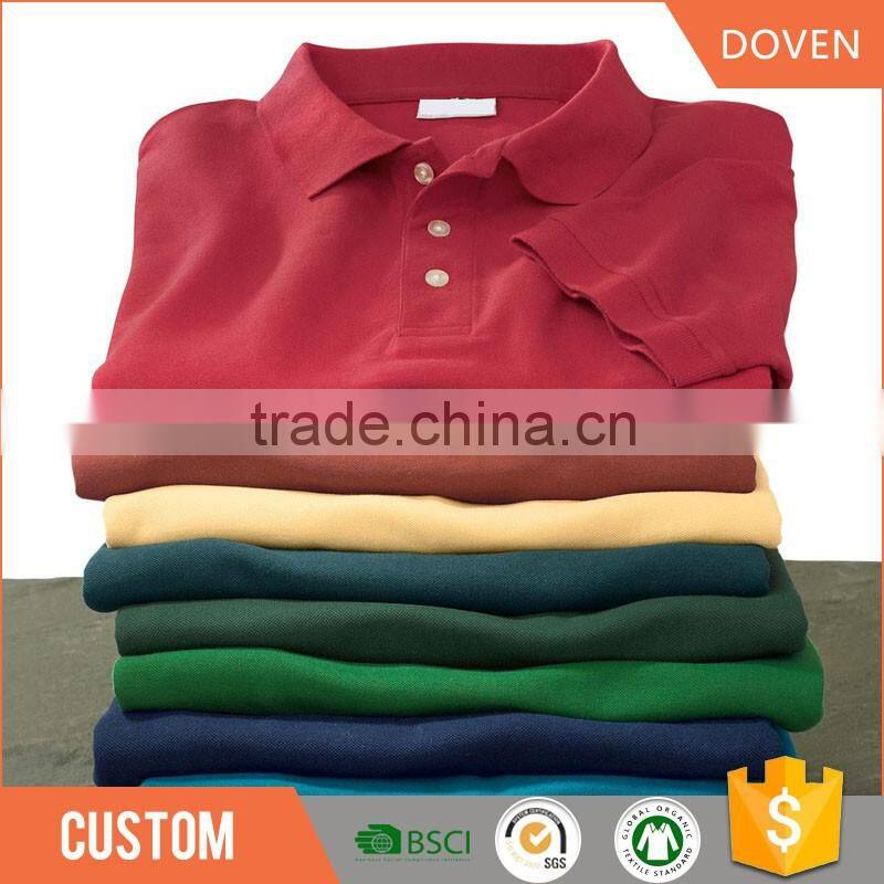Long sleeve polo shirt with front chest pocket