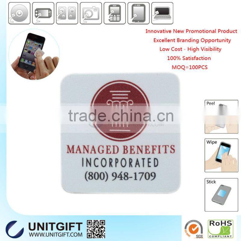 Cleaning phone screen with custom logo mobile phone lcd screen cheap phone screen cleaner