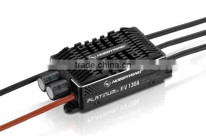 Hobbywing Platinum HV 130A V4 Brushless ESC 6-14S LiPo High Voltage Built-in BEC