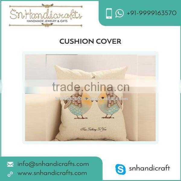 Popular Product New Bird Design Cushion Cover from Top Ranked Company at Wholesale Rate