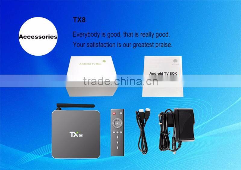 2016 Newest smart amazon fire TX8 2G 32G 4K google play store android KODI 16.0 TV BOX