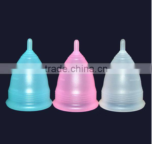 anti-bacteria 100% medical silicone menstrual cup