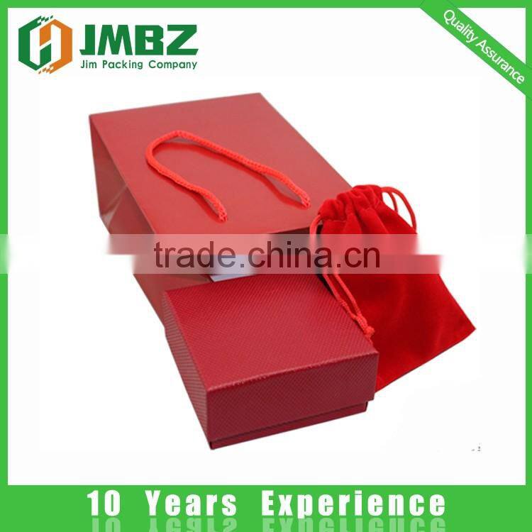 Recycled Materials Feature and Paper Material cardboard jewelry packaging box