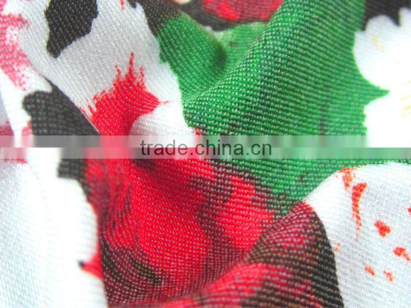 ES5015 printed fabric for women garment,pants fabric