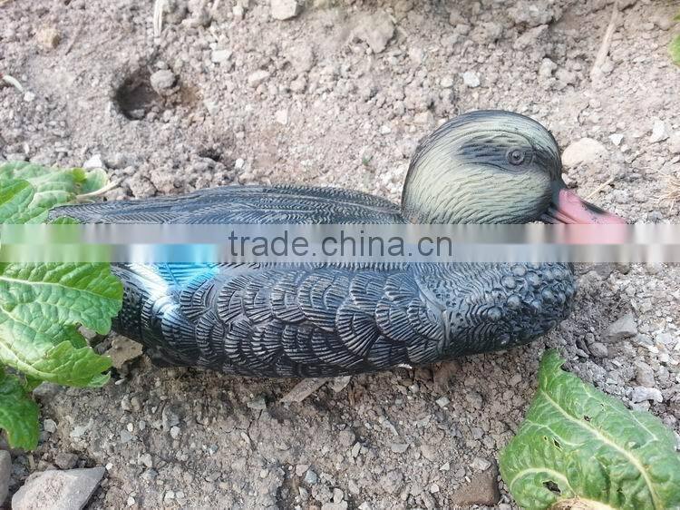 Plastic floating mandarin duck of hunting decoy