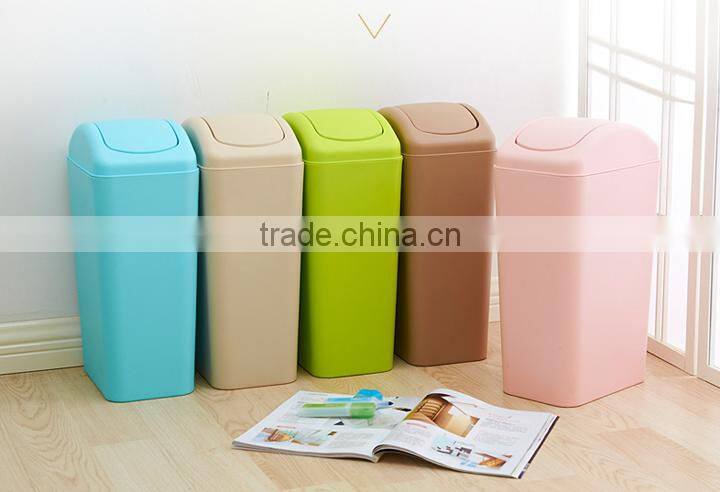 fancy plastic 8l garbage bin