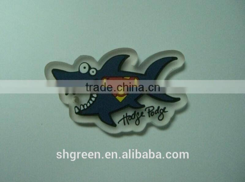 waterproof 3D raised logo rubber badge,jacket sewing on rubber patch