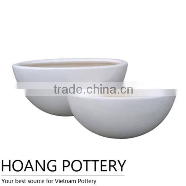 Cylinder Cream Planter / Pot Indoor Decoration