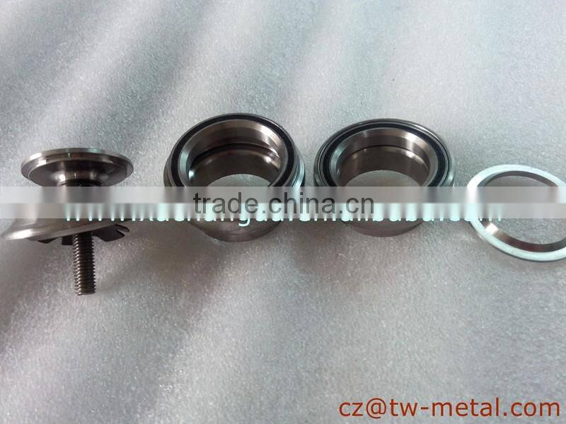 Customized Titanium bicycle headset titanium bike head set made in China