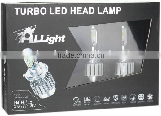 high power led headlight bulb p7 30w 3000lm 9004 led headlights