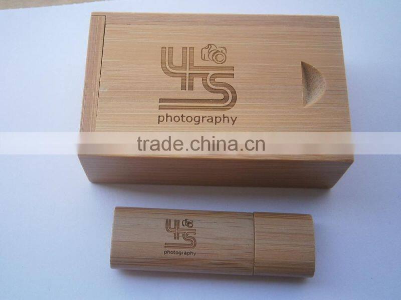 Customized Box and Wood USB Flash Drive 1GB 2GB 4GB 8GB 16GB 32GB