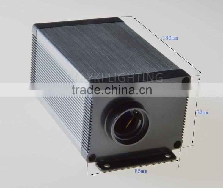 DIY LED ceiling star lights with polymer 0.75mm fiber optic cable and powersupply