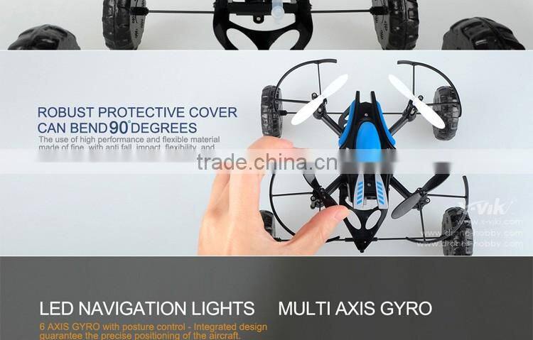 New Arriving! JXD 503 3 In 1 UAV 2.4GHz RC Hover Drone Ground Drive Aquatic Drive Sky Flight Waterproof Quadcopter
