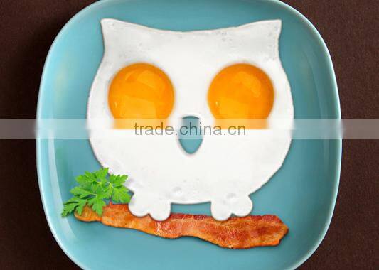 Silicone Cooking Egg Mold Ring, Skull Owl Rabbit Egg Ring