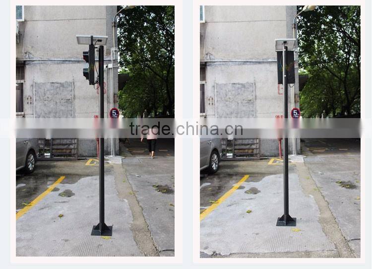 Chirstmas Room LED Decoration Mini Kid Pedestrian Solar Pole Traffic Signal Light