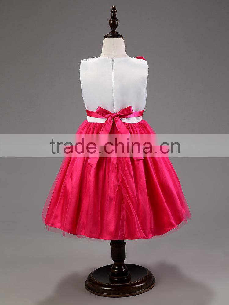 Casual Formal Sweet Sleeves Kids Girls Dresses One Pieces Girls Party Dresses Kids Party Wear Girls Christmas Evening Dress