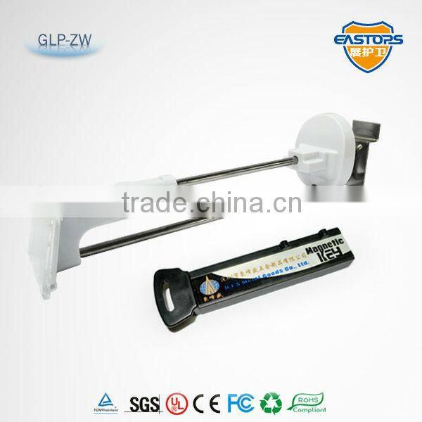 security lock slatwall hooks for shop supermarket retail security display solution