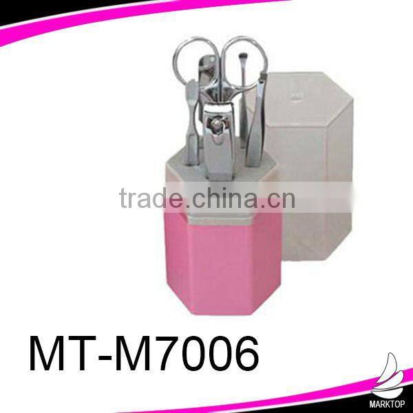 Mini egg / oval shape 4PCS electroplate manicure sets