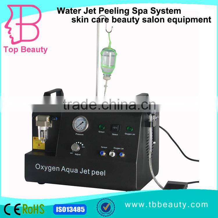 OEM ODM professional 2 in 1 water oxygen jet peeling with oxygen spary gun facial rejuvenation oxygen beauty machine