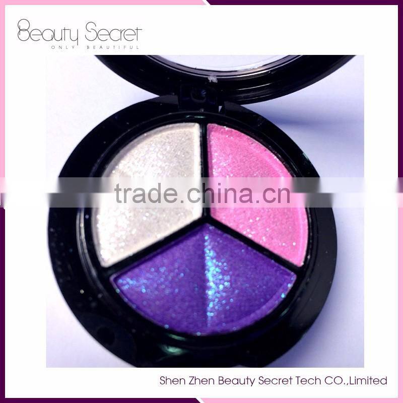 Hot sale 3 color cheap and OEM ,welocomed matte eyeshadow