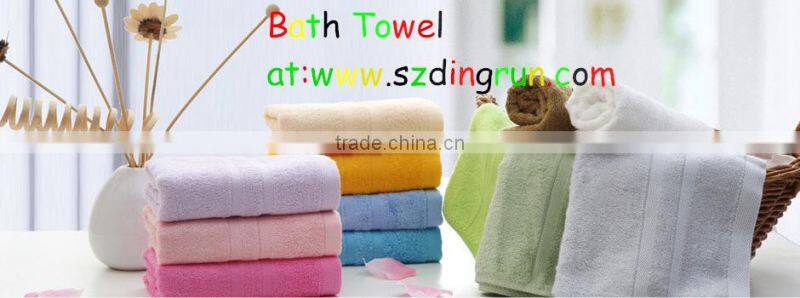 32s Cotton Terry Satin Solid Color Face Towel 100 Cotton For Promotion