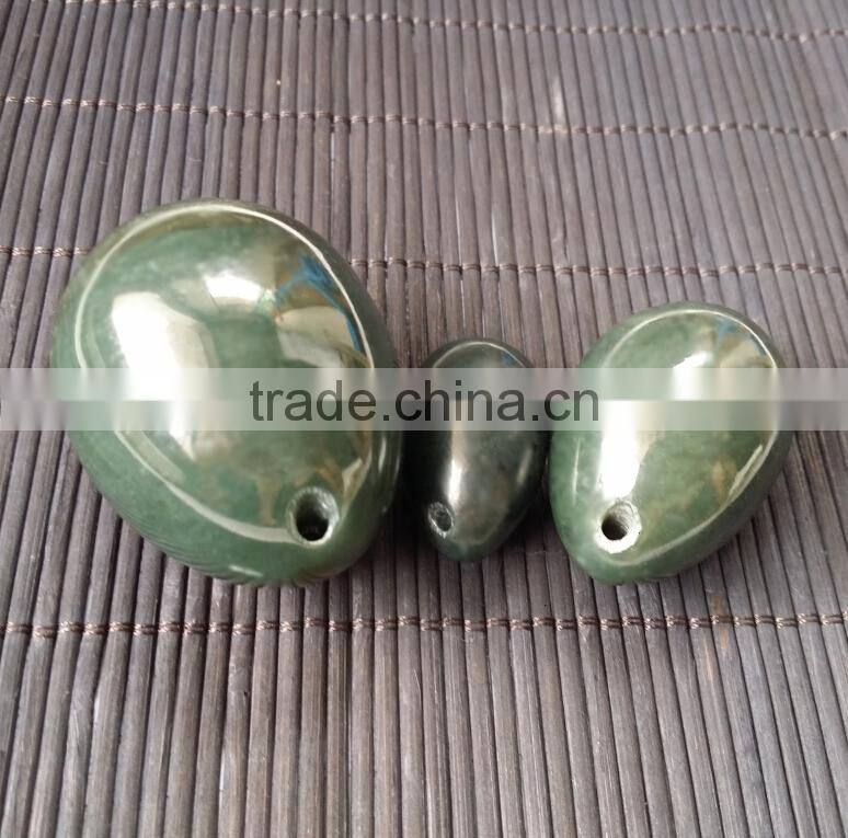 2015 new genunie he tian jade nephrite jade egg set yoni eggs