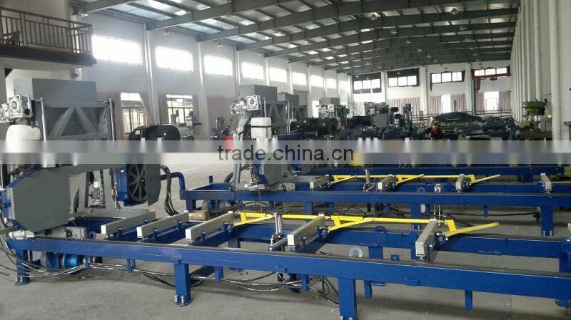 portable wood cutting saws for sale-MJ1000A Automatic wood band saw machine/portable sawmill used