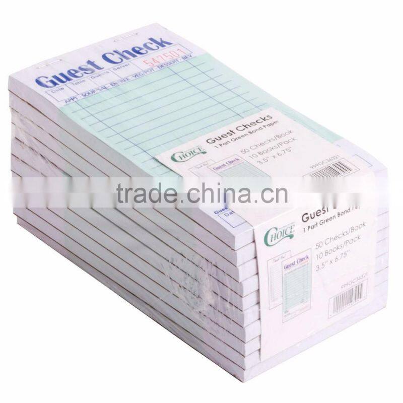 Bulk Custom Made USA Restaurant Guest Checks (XJJD42-2)